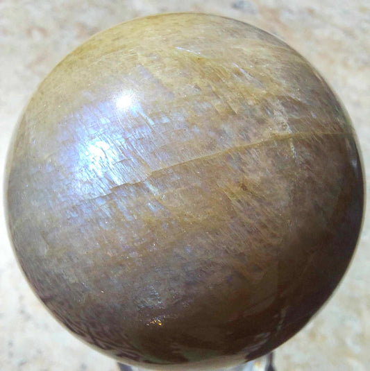 Blue Flash Moonstone Spheres