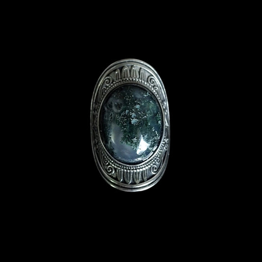 Moss Agate Ring