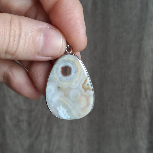 Small Vein Ocean Jasper Pendants