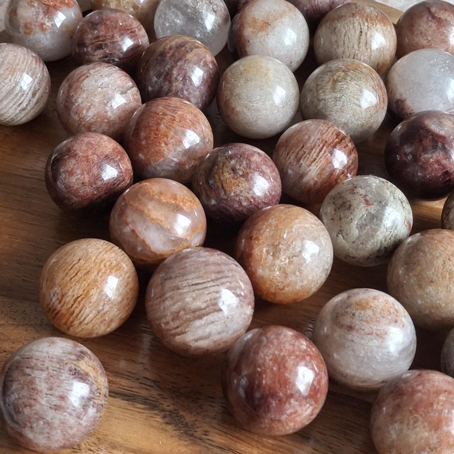 Thousand Layer Garden Quartz Mini Spheres