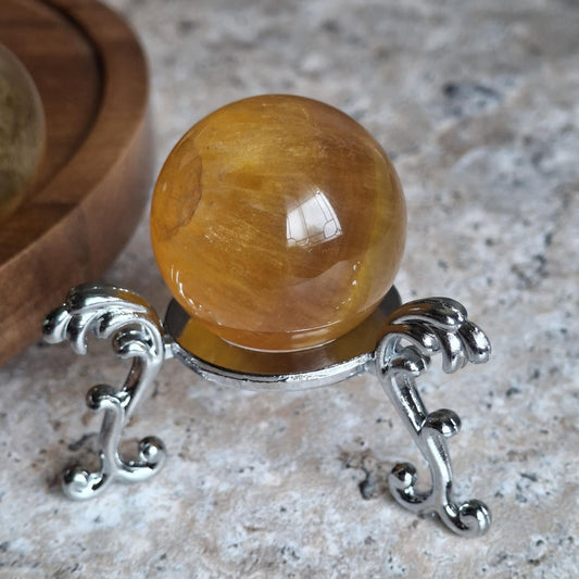 Yellow Fluorite Mini Spheres