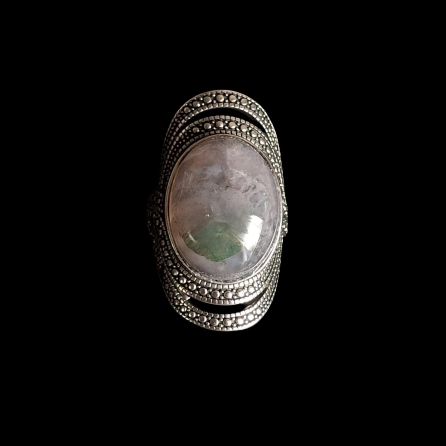 Moss Agate Ring