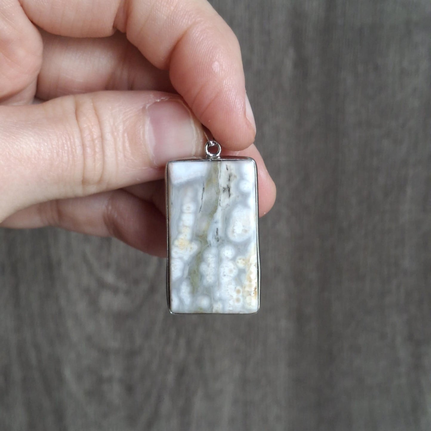 Small Vein Ocean Jasper Pendants