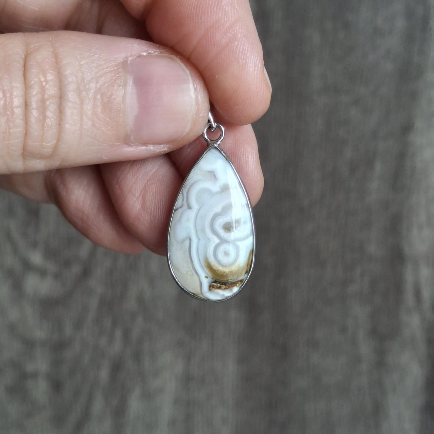 Small Vein Ocean Jasper Pendants