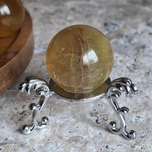 Yellow Fluorite Mini Spheres