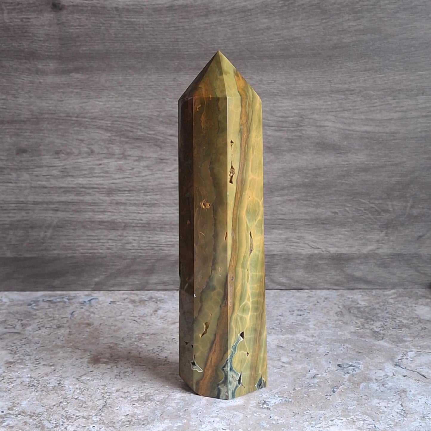 Yellow Vein Ocean Jasper Towers