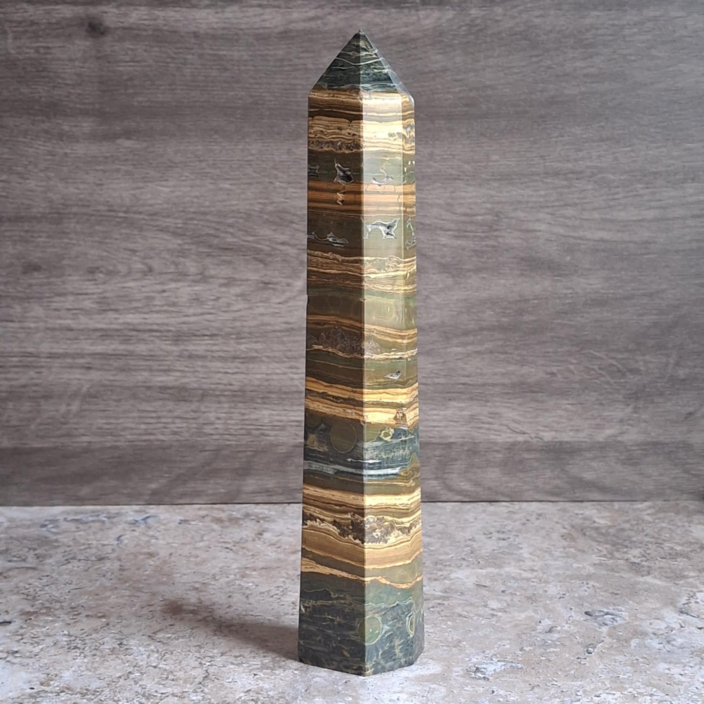 Yellow Vein Ocean Jasper Towers