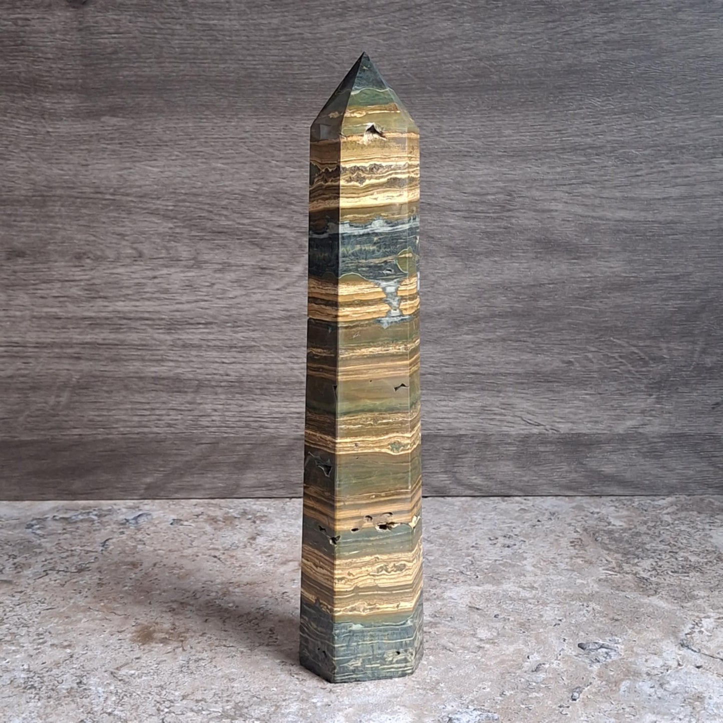 Yellow Vein Ocean Jasper Towers